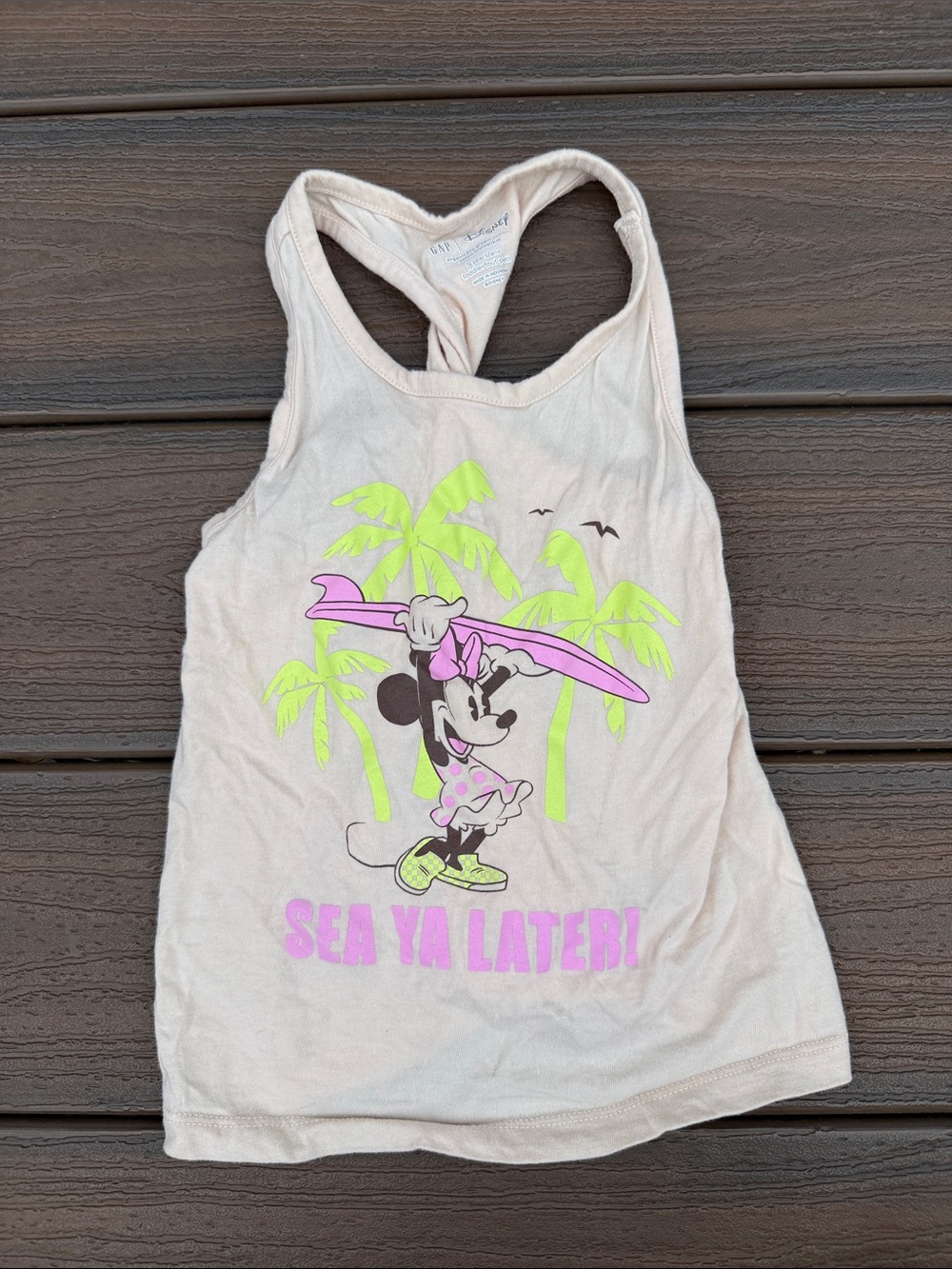 GAP Light Cream Tank Top